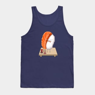 Cute Sushi Hugging Tank Top